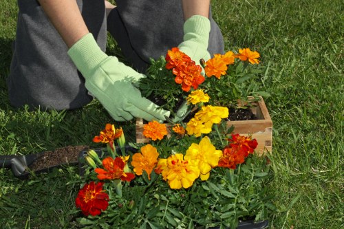 Waste disposal and environmental compliance section for gardeners
